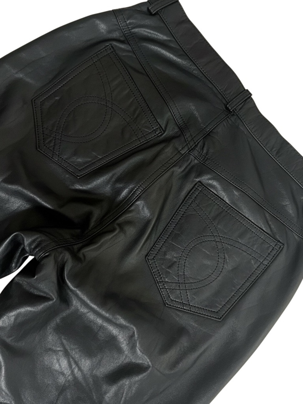 VTG Wilsons Leather Pants Size 8 Y2K - Picture 2 of 9